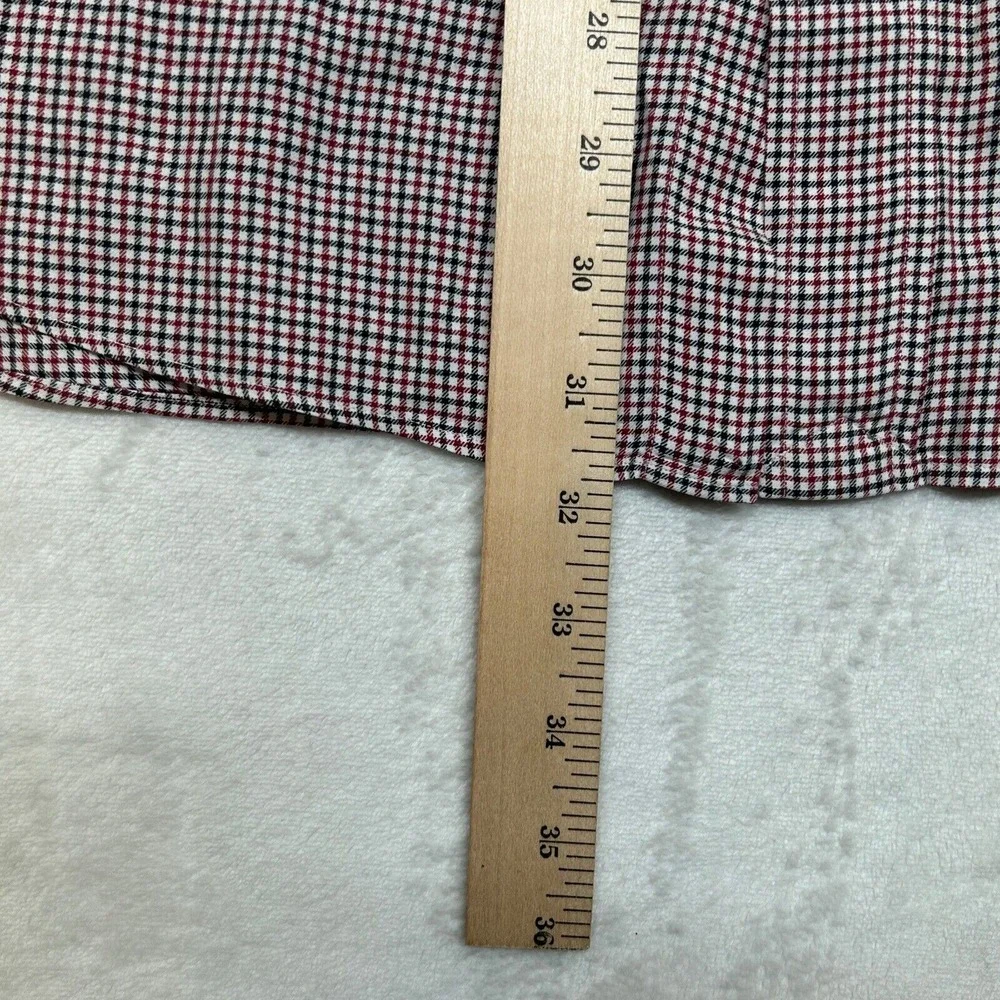 Polo Ralph Lauren Regent‎ Shirt Mens XL Red Check Classic Fit Button Down